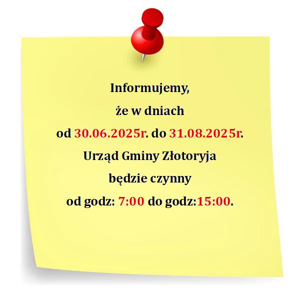Info godziny urzedu