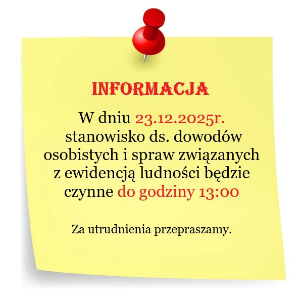 Info meldunki 23122025