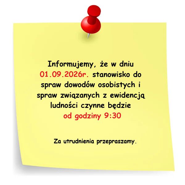 Info meldunki 01092026