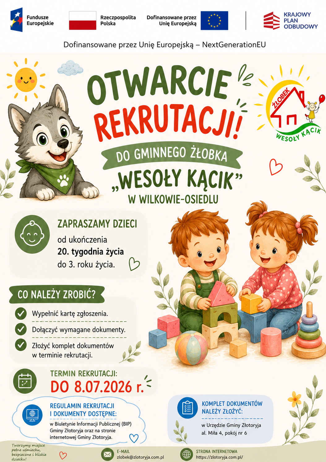 plakat zlobek
